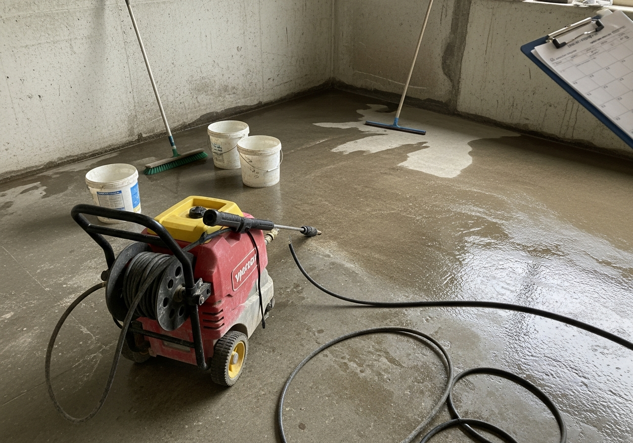 Chantier Artisan Nettoyage en cours à Loos à Loos